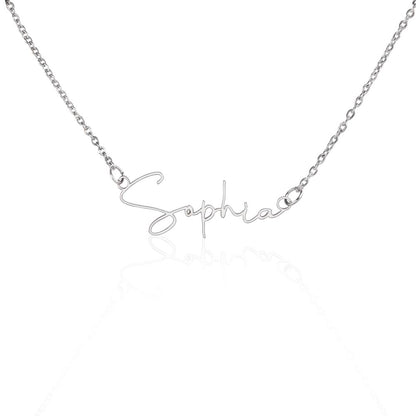 Personalized name necklace. Gift for her. Made in the USA